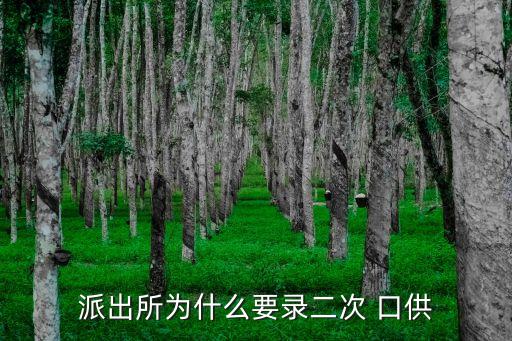 口供是什么意思,派出所打電話說去錄口供是什么意思