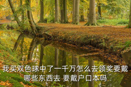 我中了1000萬，中*1000萬去哪里取呢