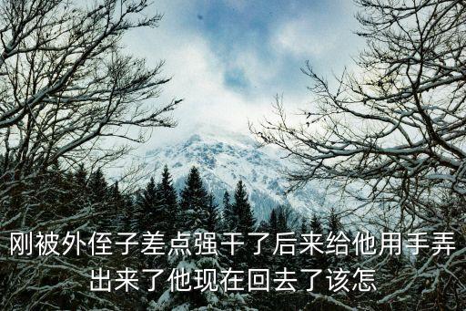 剛被外侄子差點(diǎn)強(qiáng)干了后來給他用手弄出來了他現(xiàn)在回去了該怎