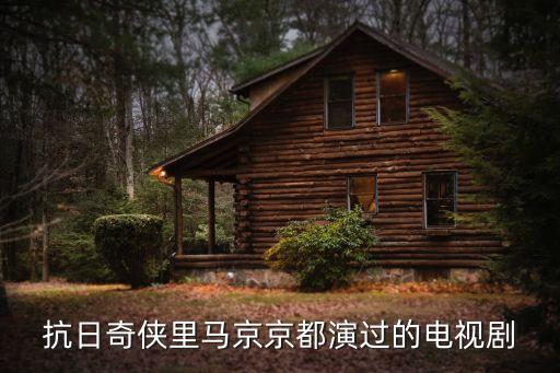 馬京京，抗日奇?zhèn)b里馬京京都演過的電視劇