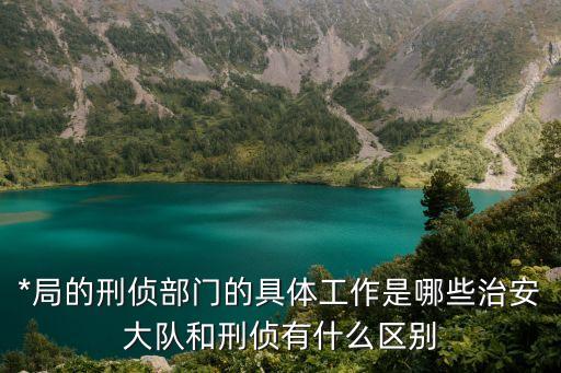 刑事偵查局,廣東省*廳刑事偵查局