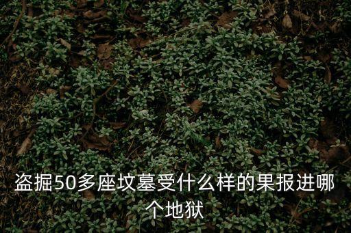 盜掘50多座墳墓受什么樣的果報進哪個地獄