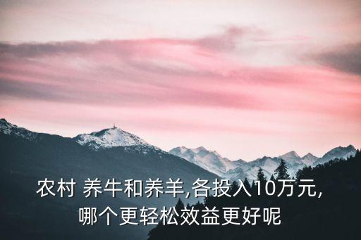 養(yǎng)牛需要投資多少錢,300斤牛苗價格表