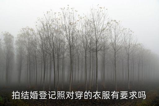 結(jié)婚登記照片穿著要求，拍結(jié)婚登記照對穿的衣服有要求嗎