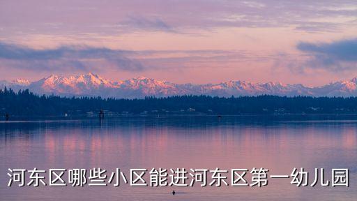 河?xùn)|區(qū)哪些小區(qū)能進(jìn)河?xùn)|區(qū)第一幼兒園