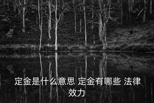關(guān)于定金的法律條款,雙倍賠償定金法律條款