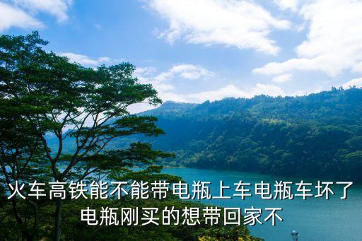 電池可以帶上高鐵嗎，火車高鐵能不能帶電瓶上車電瓶車壞了電瓶剛買的想帶回家不