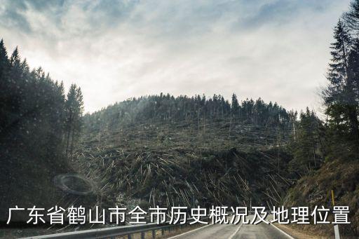 廣東省鶴山市全市歷史概況及地理位置