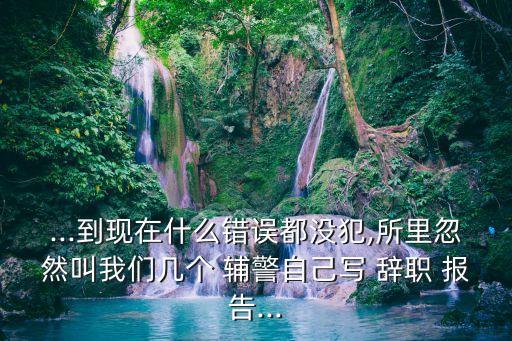 輔警辭職報(bào)告,派出所輔警辭職報(bào)告