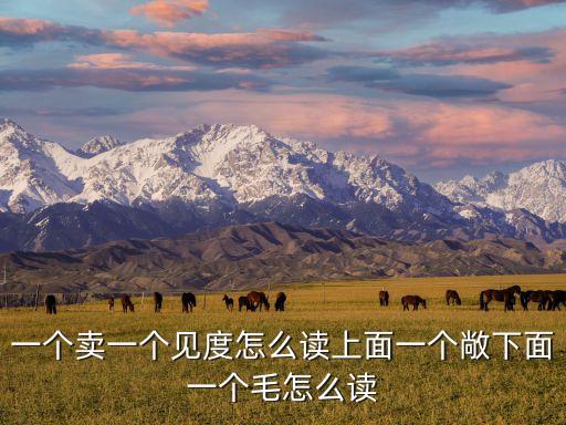 敞毛，上面一個(gè)寬敞的敞下面一個(gè)毛讀什么字