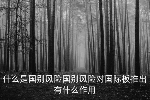 國(guó)別風(fēng)險(xiǎn)，信貸風(fēng)險(xiǎn)的類型有哪些