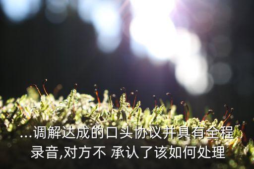 被告不承認(rèn)錄音怎么辦,憑錄音起訴勝率多大