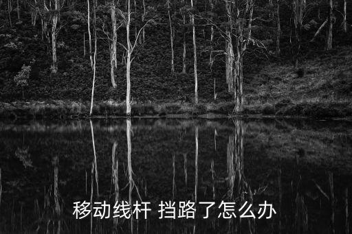 擋路
