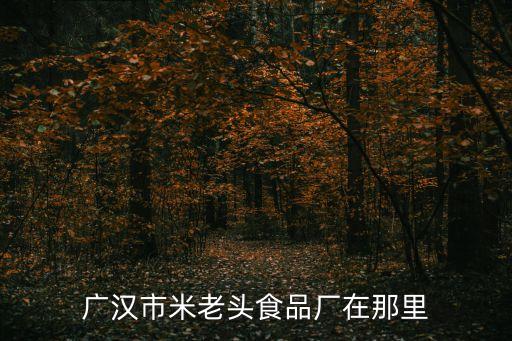 廣漢市米老頭食品廠在那里