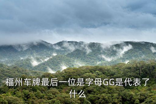 福州車牌，福建省9個市的車牌都是什么開頭了