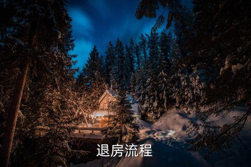 退房流程，退房流程