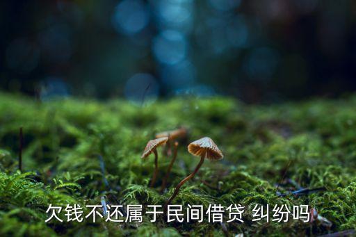 欠錢不還屬于什么糾紛,欠多少錢可以立案