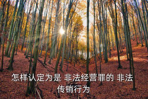 非法傳銷