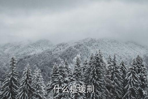 什么是緩刑