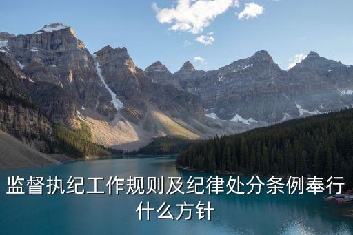 監(jiān)督執(zhí)紀(jì)工作規(guī)則，監(jiān)督執(zhí)紀(jì)工作應(yīng)當(dāng)遵循哪些原則