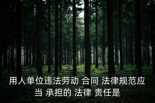 做合同要承擔(dān)什么法律責(zé)任