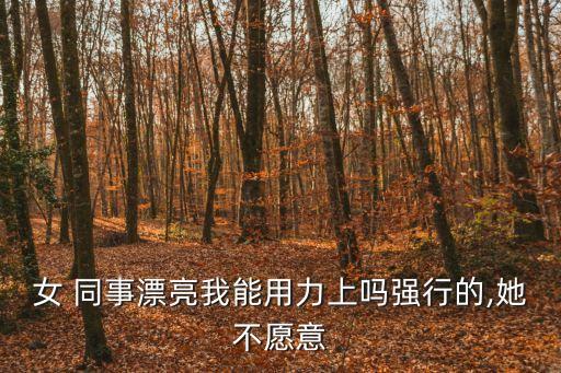 強上女同事