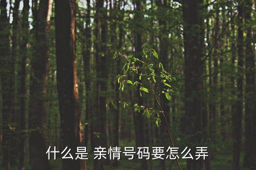 親情電話