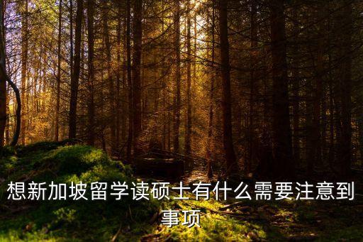 去新加坡讀研，新加坡留學(xué)研究生條件具體內(nèi)容有哪些