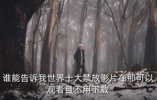 誰能告訴我世界十大禁放影片在那可以觀看且不用下載