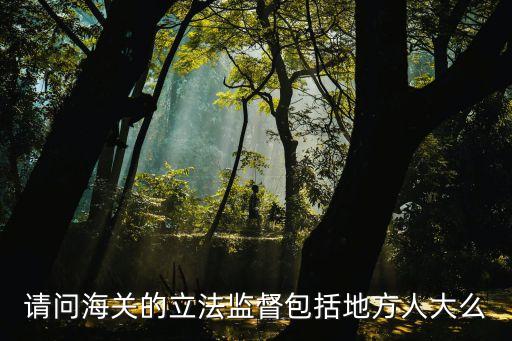 立法監(jiān)督，立法監(jiān)督是國家權(quán)力機關(guān)的監(jiān)督這句話對嗎