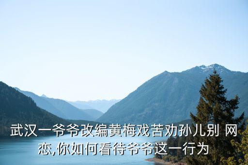 武漢一爺爺改編黃梅戲苦勸孫兒別 網(wǎng)戀,你如何看待爺爺這一行為