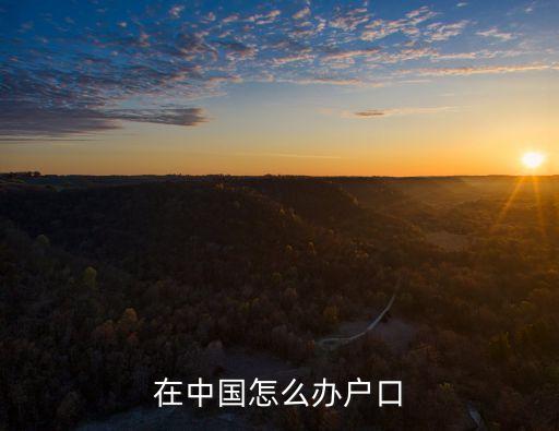 辦戶口，戶口怎么辦