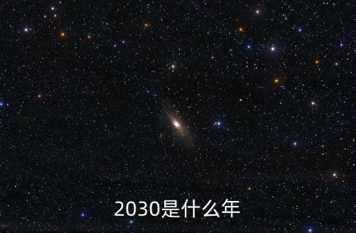 205年，2030是什么年