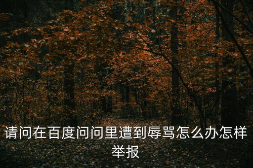 遭到辱罵報(bào)警技巧，一天到晚被人冤枉被人罵被人恐嚇想報(bào)警可是該怎么報(bào)警啊