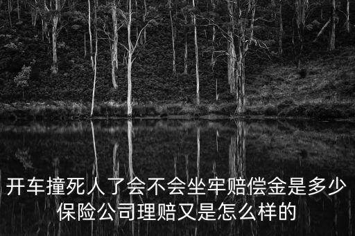 開車撞死人了會不會坐牢賠償金是多少保險公司理賠又是怎么樣的