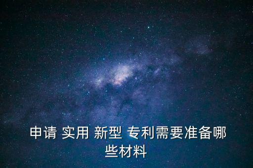實用新型專利申請