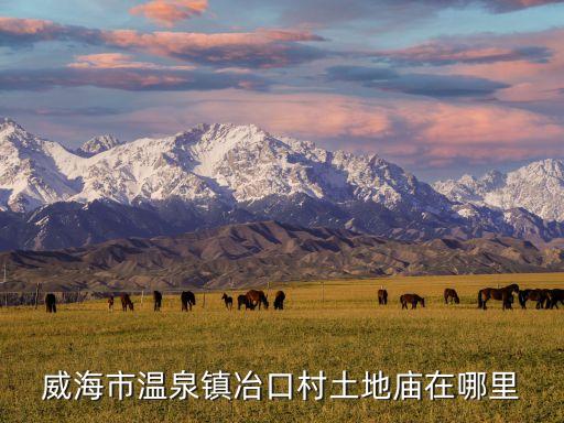 威海市溫泉鎮(zhèn)冶口村土地廟在哪里