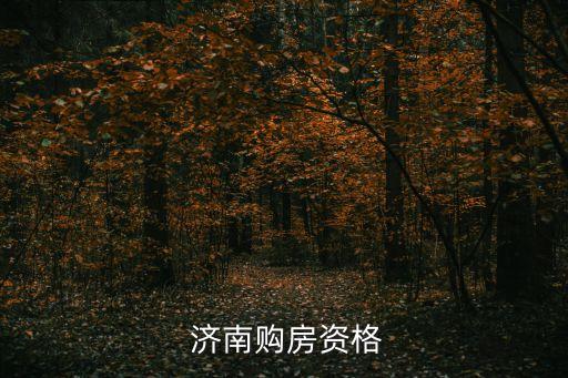  濟(jì)南購(gòu)房資格