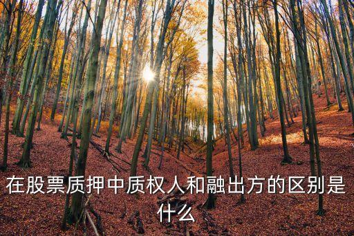 質(zhì)權(quán)人是什么意思，出質(zhì)人質(zhì)權(quán)人
