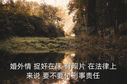 捉奸在床，婚外情 捉奸在床 有照片 在法律上來說 要不要付刑事責(zé)任