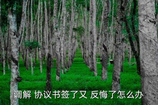 達(dá)成協(xié)議后一方反悔,口頭達(dá)成協(xié)議反悔了怎么辦