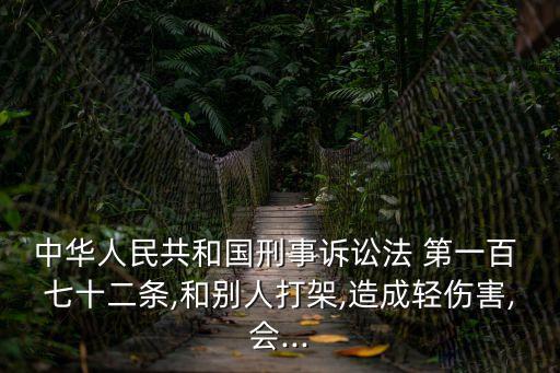 第一百七十二,刑事訴訟法第一百七十二