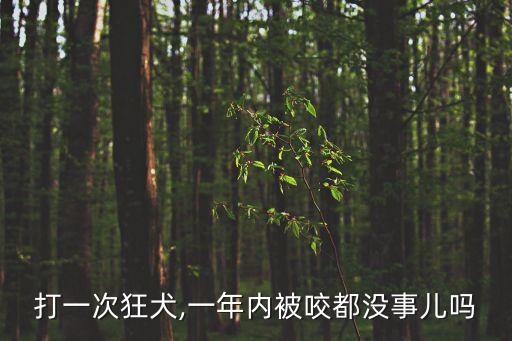 打一次狂犬,一年內(nèi)被咬都沒事兒嗎