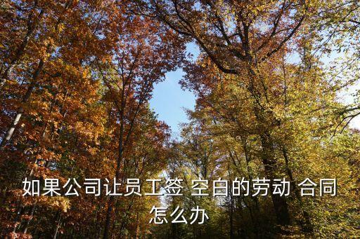 如何利用法律避免空白合同