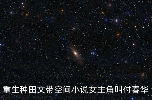 重生種田文帶空間小說女主角叫付春華