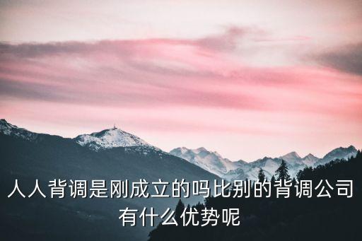 人人背調(diào)，我朋友給我推薦人人背調(diào)請(qǐng)問(wèn)這個(gè)公司專業(yè)嗎