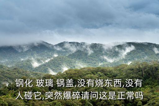 鋼化 玻璃 鍋蓋,沒(méi)有燒東西,沒(méi)有人碰它,突然爆碎請(qǐng)問(wèn)這是正常嗎
