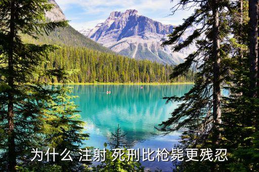 為什么 注射 死刑比槍斃更殘忍
