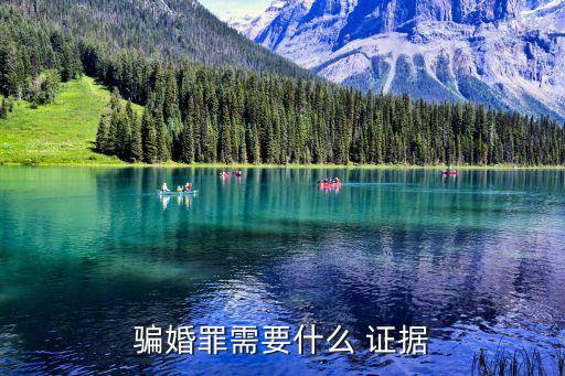騙婚罪需要什么 證據(jù)
