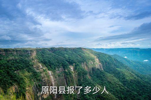 原陽縣報了多少人